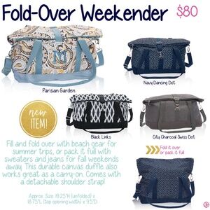 Thirty One Fold Over Weekender